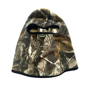 Remington Hardwoods Grey Camouflage Fleece Balaclaca Face Mask OSFM Hunting